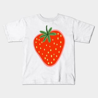 Strawberry cute illustration Kids T-Shirt